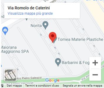 Mappa Tomea Materie Plastiche Roma