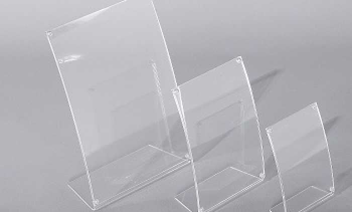 Portafoto e tasche in plexiglass