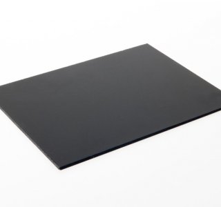 Plexiglass Monosatinato Nero 3mm