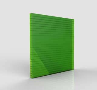 Policarbonato Alveolare Verde 10mm