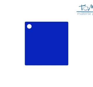 Plexiglass Colato Colorato Opal Blu spessore 3mm