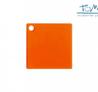 Plexiglass Colato Colorato Trasparente Arancione spessore 3mm