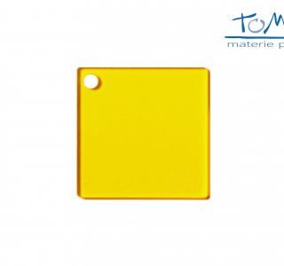 Plexiglass Colato Colorato Trasparente Giallo spessore 3mm