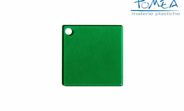 Plexiglass Colato Colorato Trasparente Verde spessore 3mm