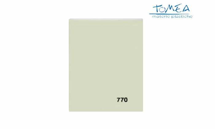 Plexiglass Colato Colorato Coprente Avorio Pastello 770 spessore 3mm