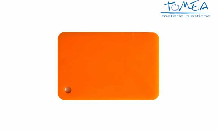 Plexiglass Colato Colorato Opal Arancione spessore 3mm