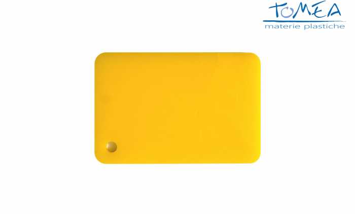Plexiglass Colato Colorato Opal Giallo Oro spessore 3mm