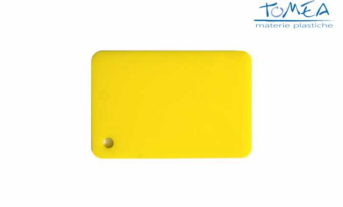 Plexiglass Colato Colorato Opal Giallo Limone spessore 3mm