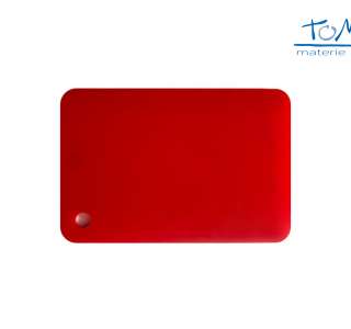 Plexiglass Colato Colorato Opal Rosso Scarlatto spessore 3mm