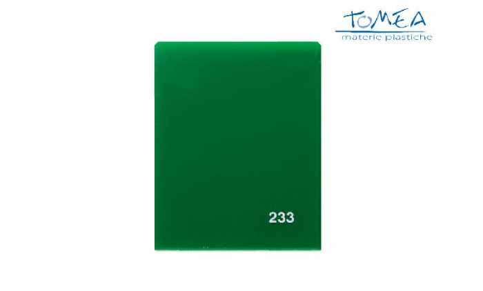 Plexiglass Colato Colorato Opal Verde Muschio 233 spessore 3mm