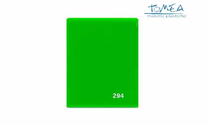 Plexiglass Colato Colorato Opal Verde 294 spessore 3mm