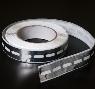 Nastro Alluminio Microforato per spessori 8-10mm altezza 25mm