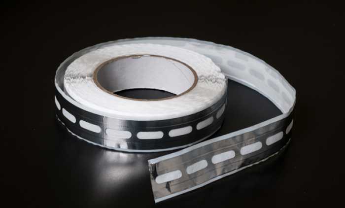 Nastro Alluminio Microforato per spessori 8-10mm altezza 25mm