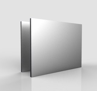Alluminio Composito Bianco/Argento