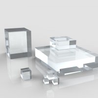 Blocchi trasparenti in Plexiglass