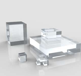 Blocchi in Plexiglass Trasparente 30mm