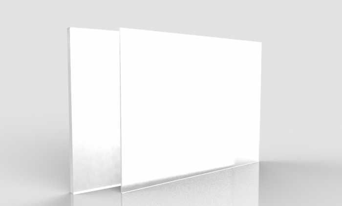 Plexiglass Bisatinato Trasparente 4mm - Vendita Materie Plastiche