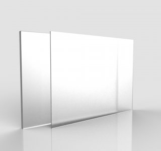 Plexiglass Monosatinato Trasparente 5mm - Vendita Materie Plastiche