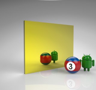 Plexiglass Specchio Oro 2mm
