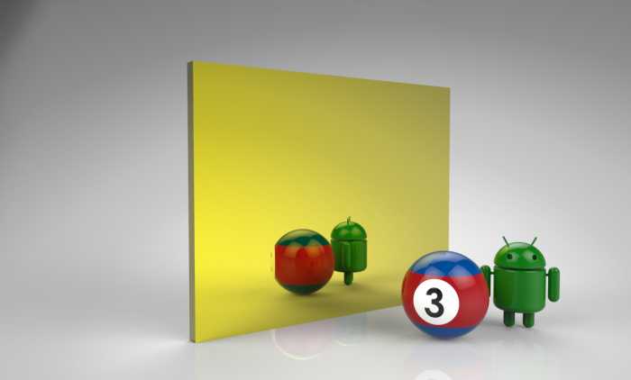 Plexiglass Specchio Oro 2mm