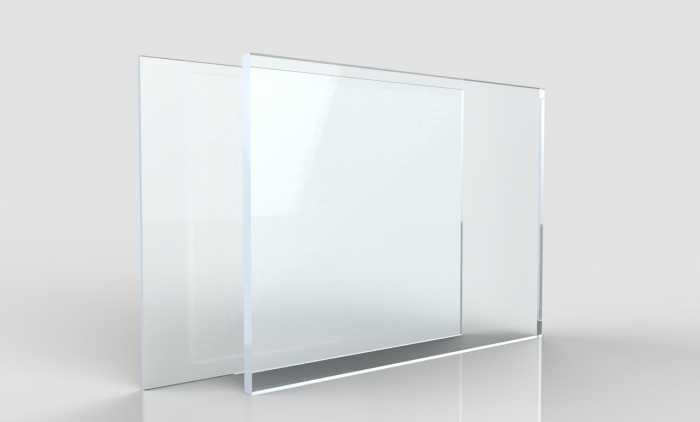 6 mm L.100 x 100 cm Pannello Plexiglass PMMA Colato Trasparente Sp 