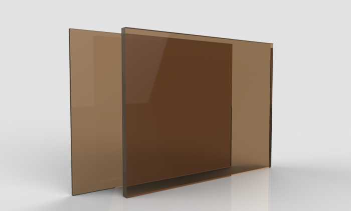 Policarbonato Compatto Fumè Bronzo 3mm