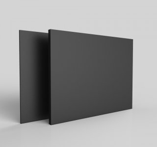 Lastre Poliplat Nero 3mm