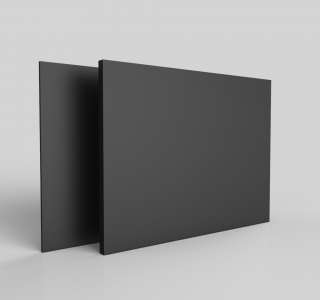 Lastre Poliplat Nero 3mm