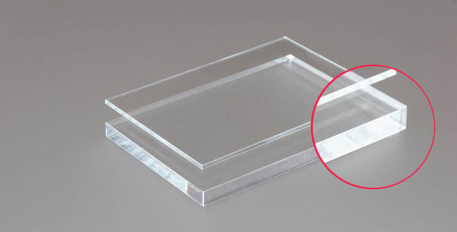 plexiglass stondatura bordi